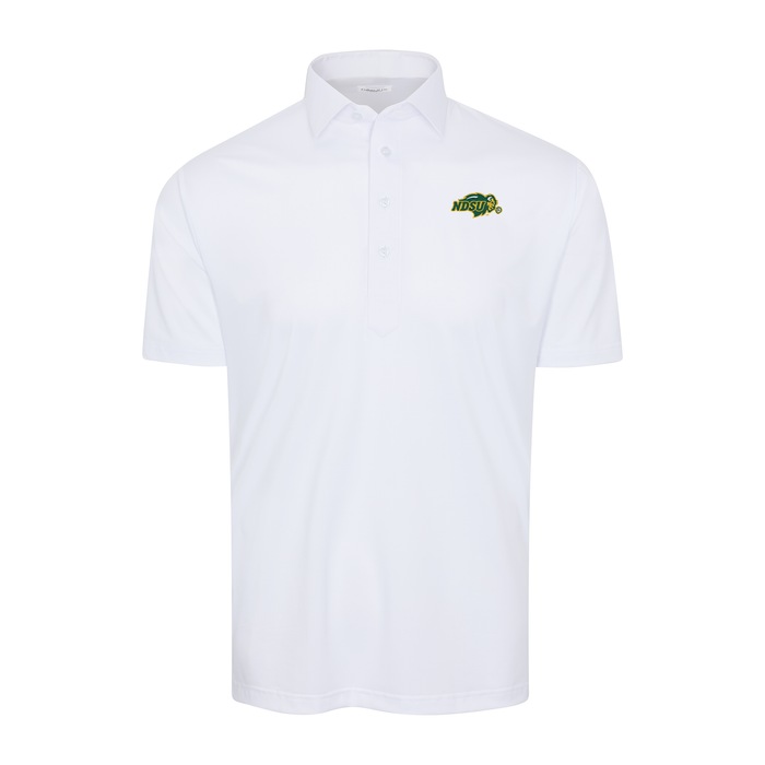 North Dakota State Semi-Spread Collar Polo White