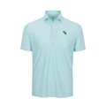 North Texas Featherweight Flex Polo Augusta Green Stripe