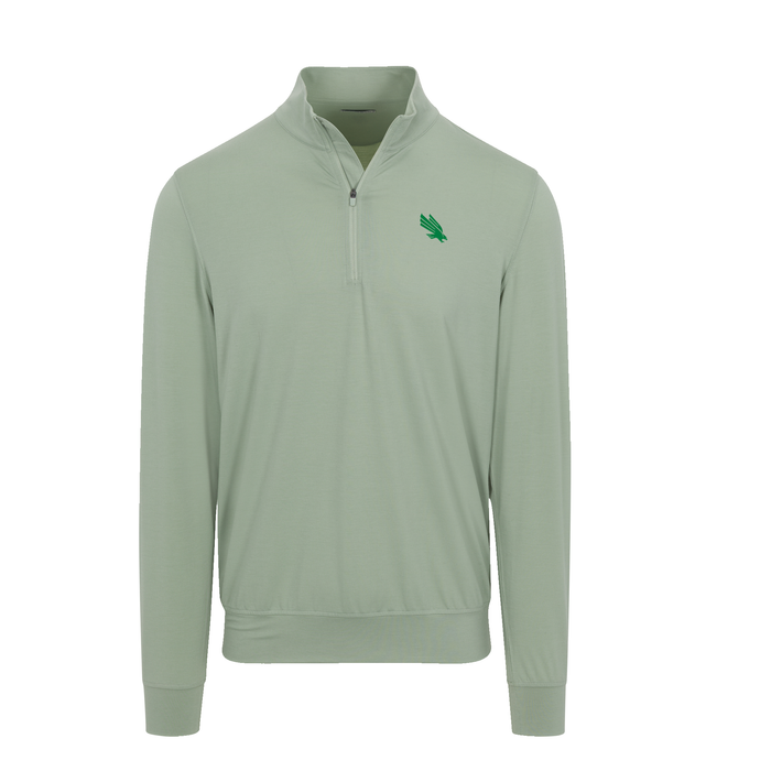 North Texas Velocity Performance Quarter Zip Light Green
