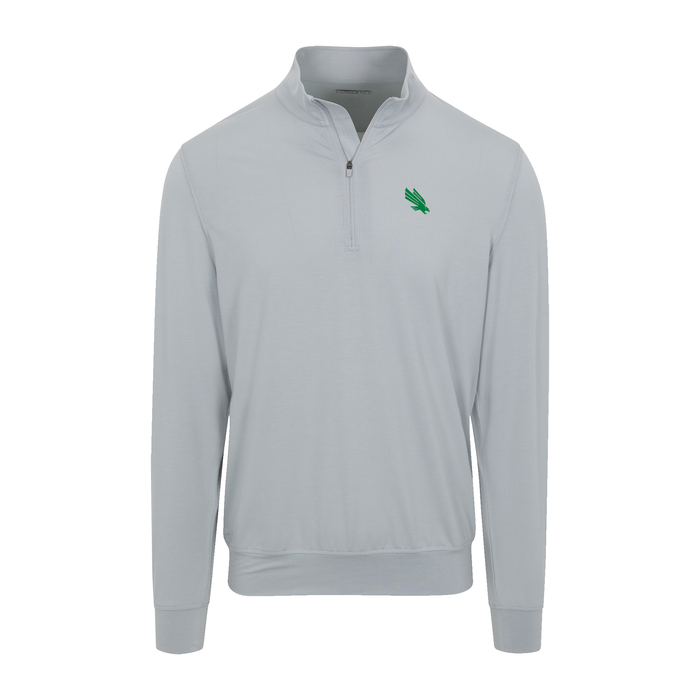 North Texas Velocity Performance Quarter Zip Light Grey
