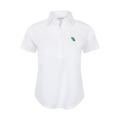 North Texas Women's Cap Sleeve Semi Spread Polo White