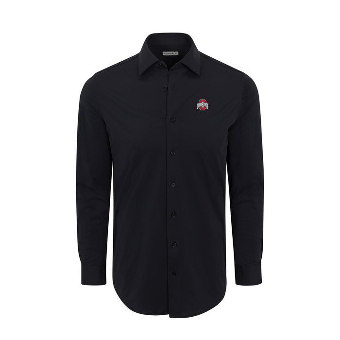 Ohio State Apex Performance Dress Shirt Black