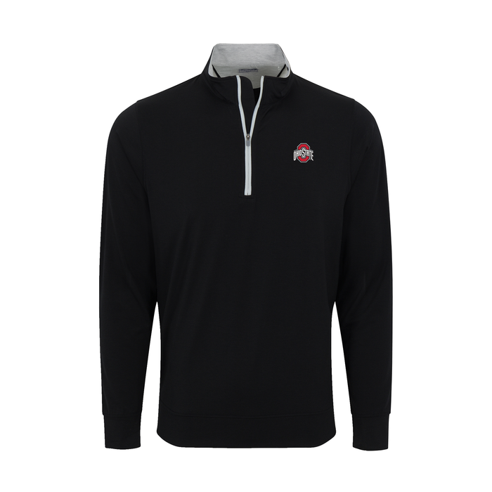 Ohio State DriRelease® Performance Pullover Black with Light Grey Trim