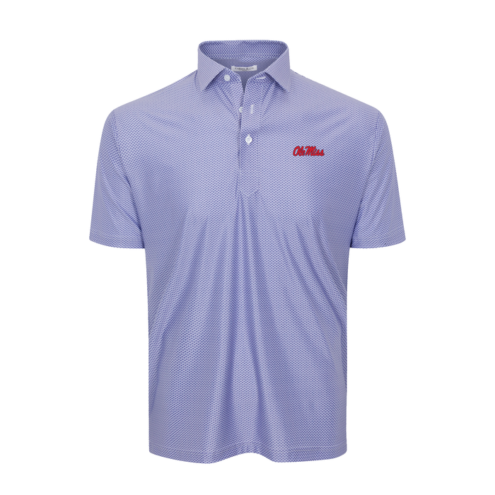 Ole Miss Featherweight Flex Polo Congressional Navy