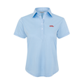 Ole Miss Women's Cap Sleeve Semi Spread Polo Sky Blue