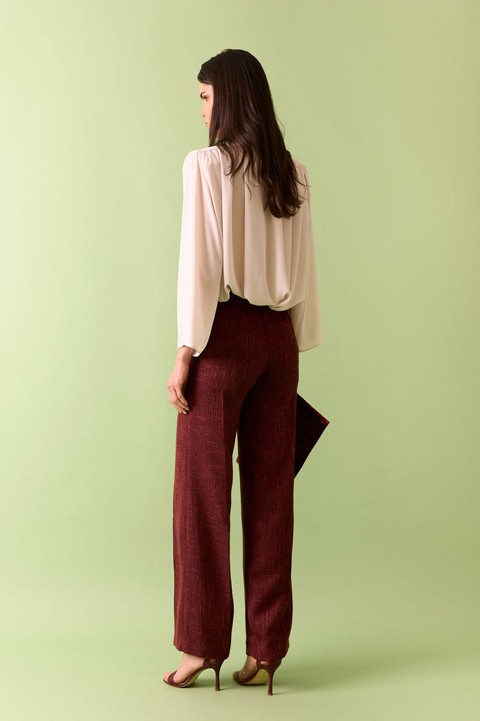 PANTALON PERSEFONE GRANATE