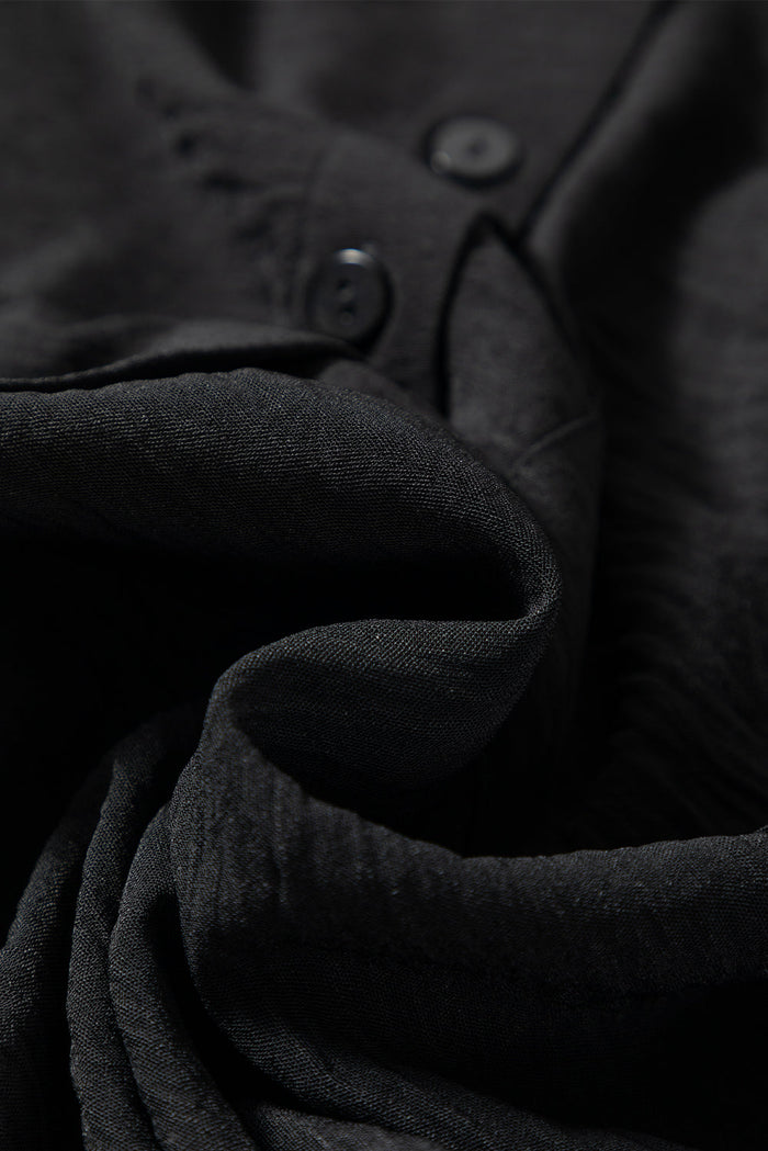 Patch Pocket Button Front Collared Shirt
