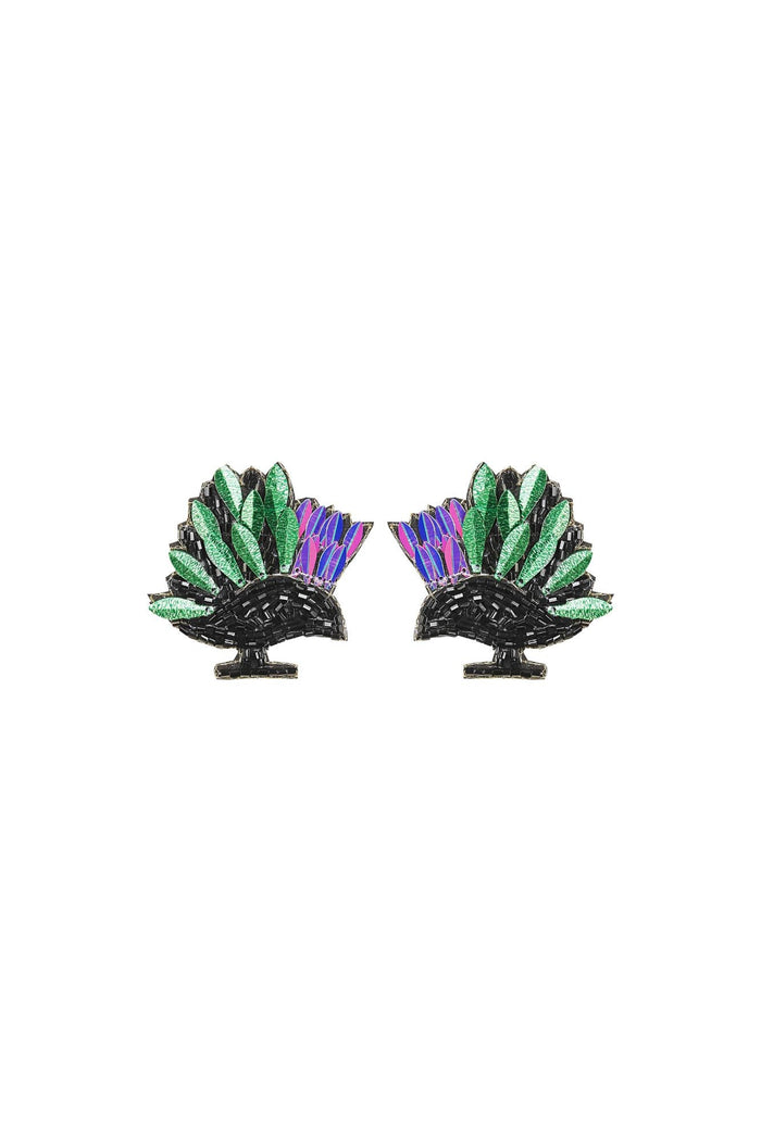PENDIENTES PASSARO MULTICOLOR