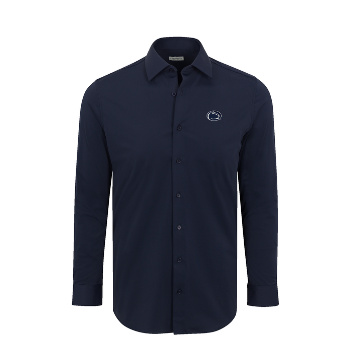 Penn State Apex Performance Dress Shirt Navy