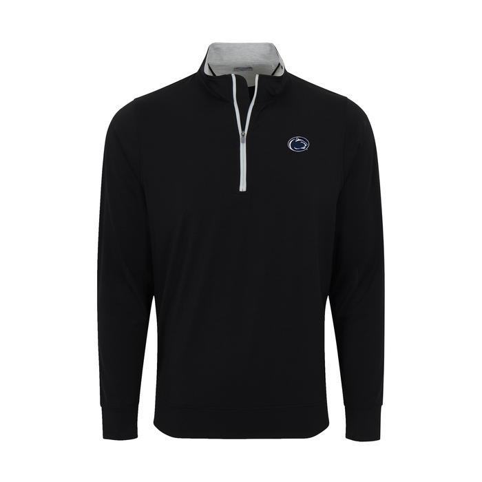 Penn State DriRelease® Performance Pullover Black with Light Grey Trim