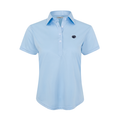 Penn State Women's Cap Sleeve Semi Spread Polo Sky Blue
