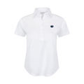 Penn State Women's Cap Sleeve Semi Spread Polo White