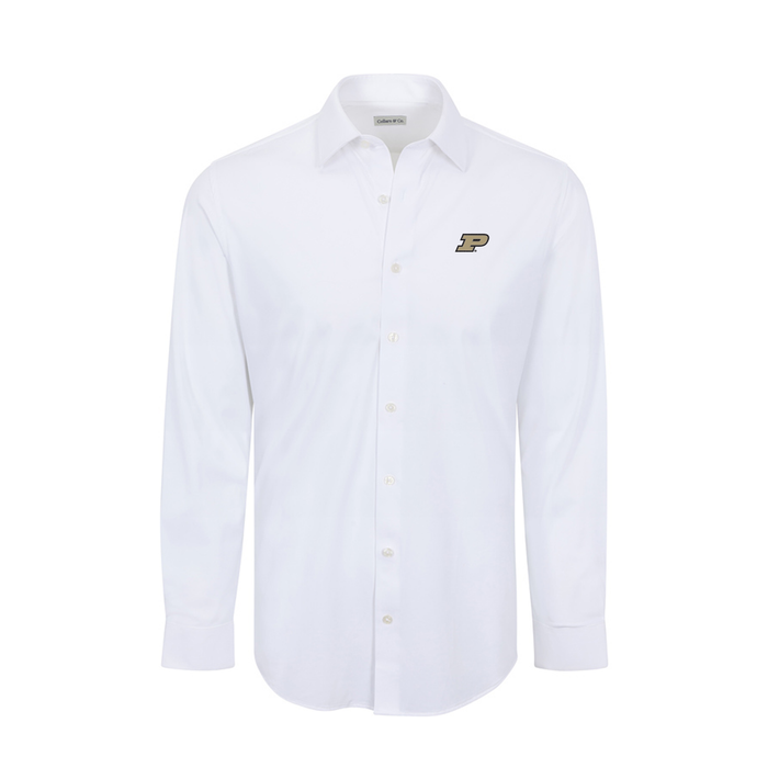 Purdue Apex Performance Dress Shirt White