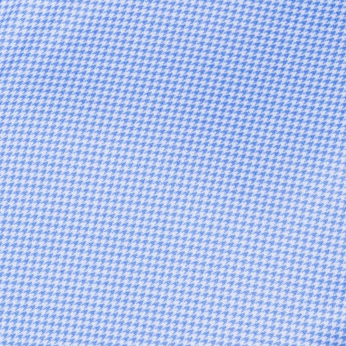Quattro Flex Short Sleeve Button Down Blue Houndstooth