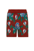 Red Sequence Shorts