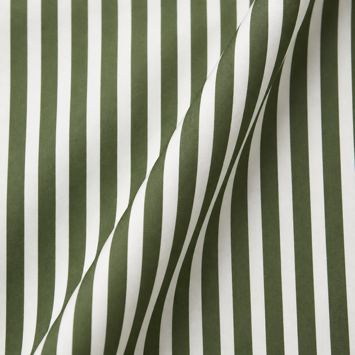 Riviera Swim Trunk Green Stripe