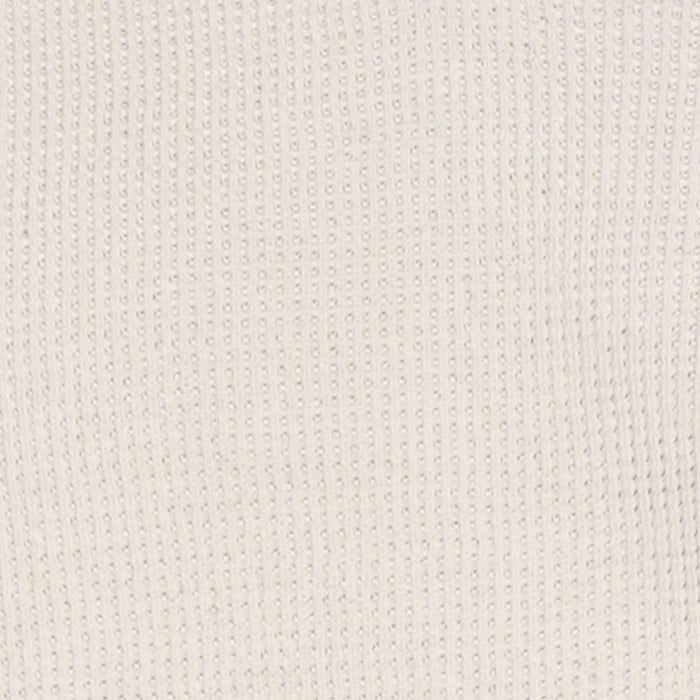 Riviera Waffle Knit Polo Ivory with Grey