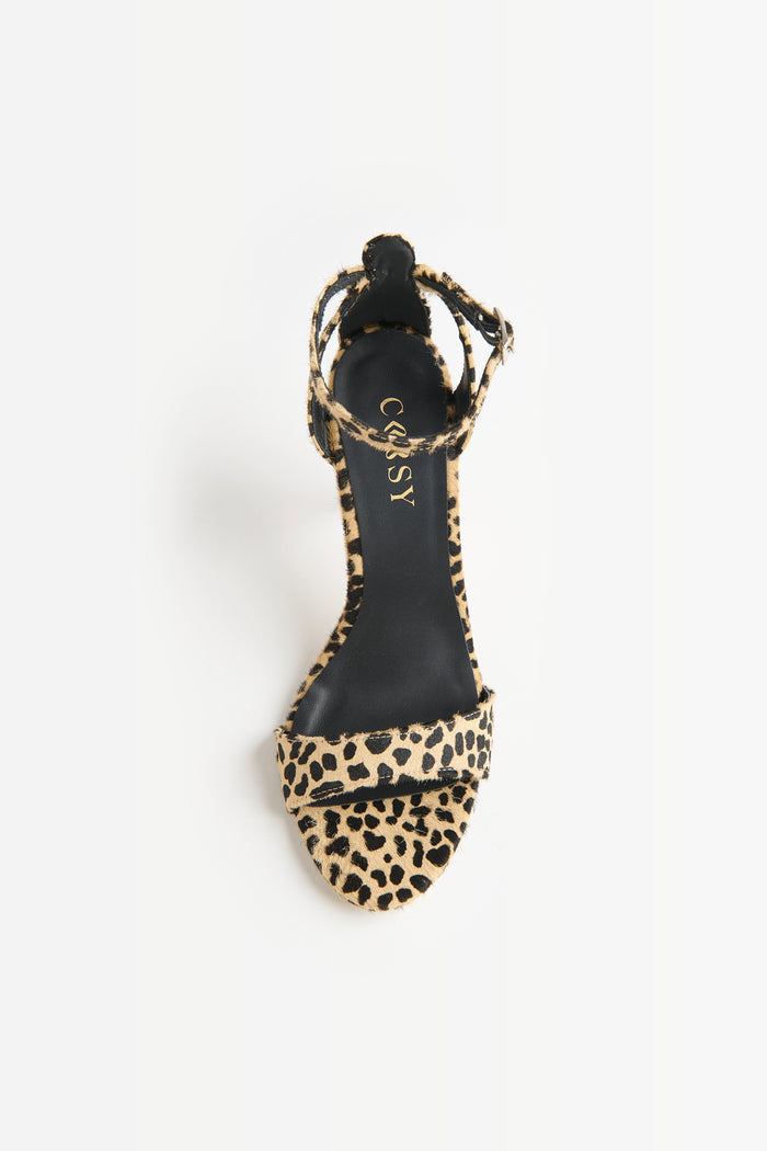 SANDALIAS PIEL LEOPARDO