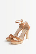 SANDALIAS TACON TOSTADO
