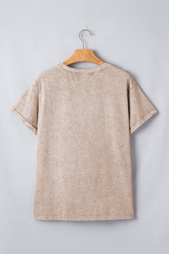 Saved by Grace Embroidered Mineral Wash T-Shirt