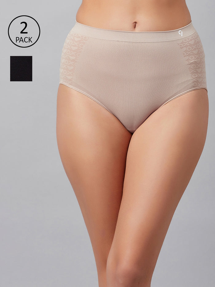 Seamless Solid  Hipster for Women - Pack of 2