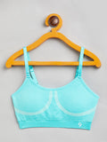 Seamless Solid Ribbed Structure Bra