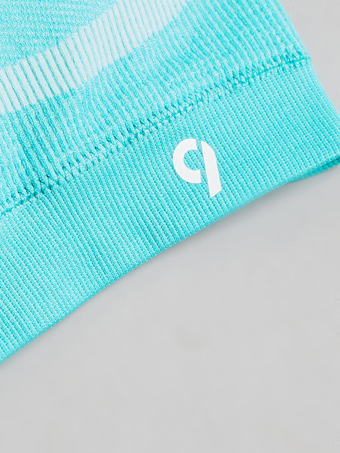 Seamless Solid Ribbed Structure Bra