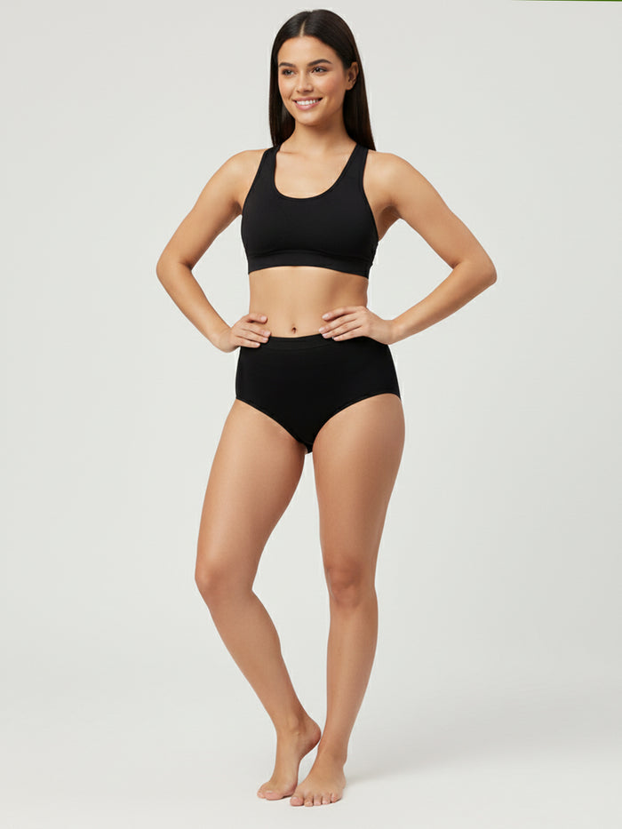 Seamless Women Hipster Pack of 3 Waistband & 4-Way Stretch Comfort