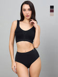 Seamless Women’s High-Rise Soft & Lightweight Hipster Briefs (Pack of 3)
