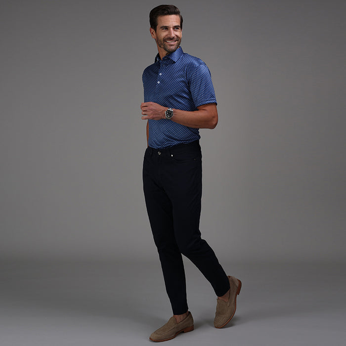 Semi-Spread Collar Polo Los Cabos Blue Star Original
