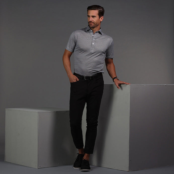 Semi-Spread Collar Polo Vantage Black Original