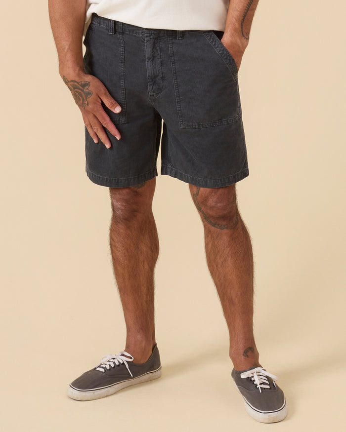 Seventyseven Cord Utility Shorts
