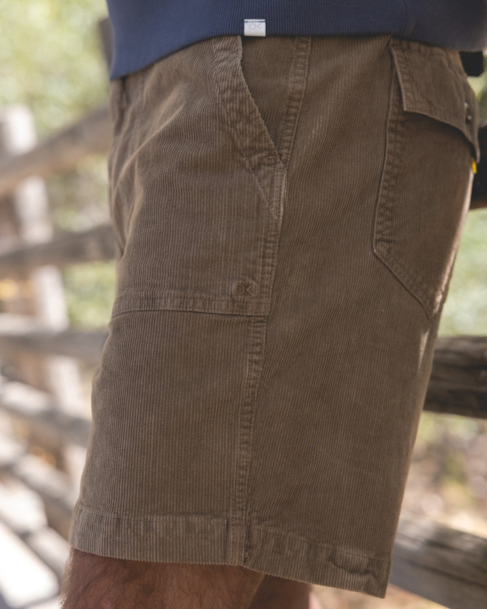 Seventyseven Cord Utility Shorts