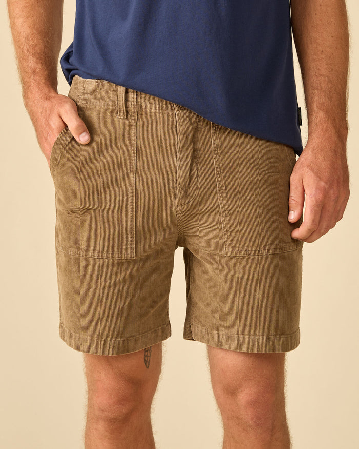 Seventyseven Cord Utility Shorts
