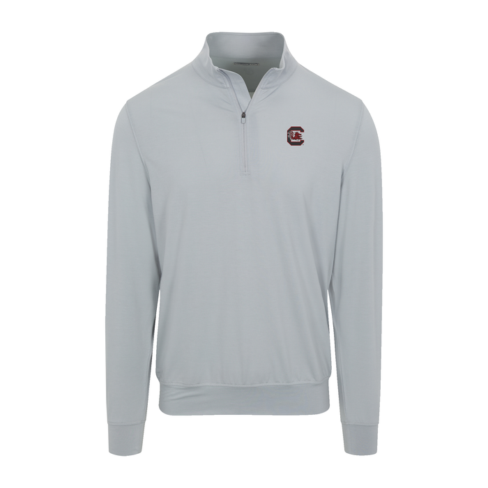 South Carolina Velocity Performance Quarter Zip Light Grey