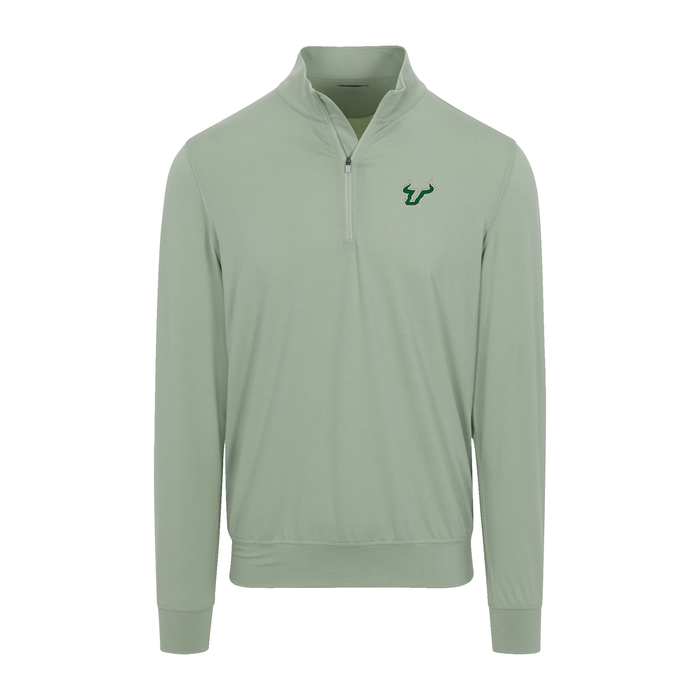 South Florida Velocity Performance Quarter Zip Light Green