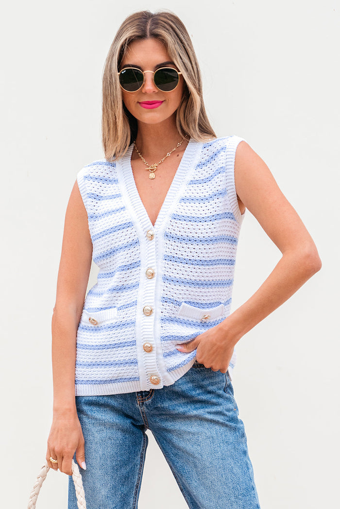 Sky Blue Stripe / S