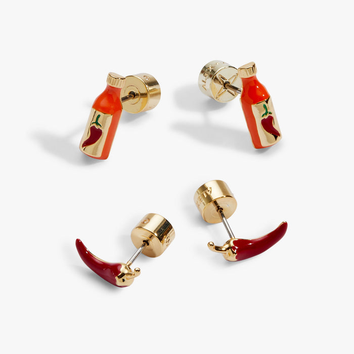 Taco Hot Sauce & Pepper Stud Set