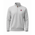 Texas A&M Heather Cloud Cotton Quarter Zip Pullover Light Grey