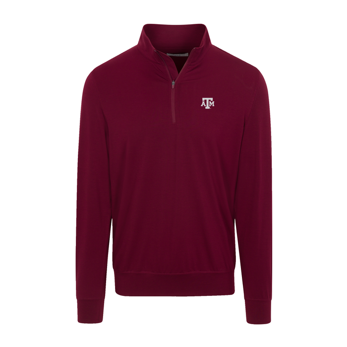 Texas A&M Velocity Performance Quarter Zip Maroon