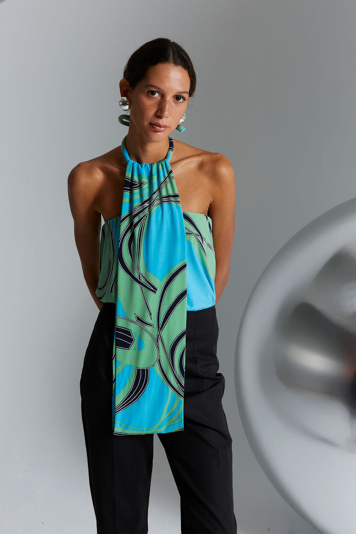TOP CMP.014 TURQUESA