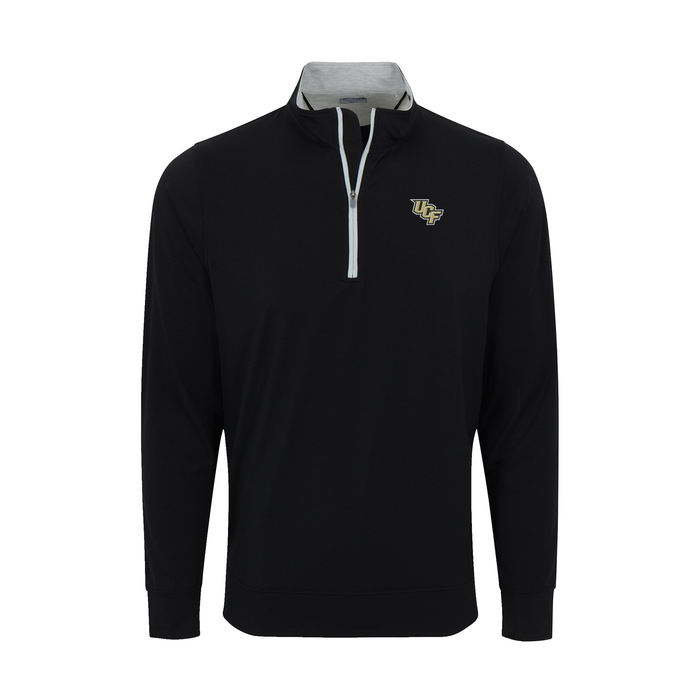 UCF DriRelease® Performance Pullover Black with Light Grey Trim
