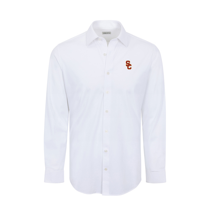 USC Apex Performance Dress Shirt White