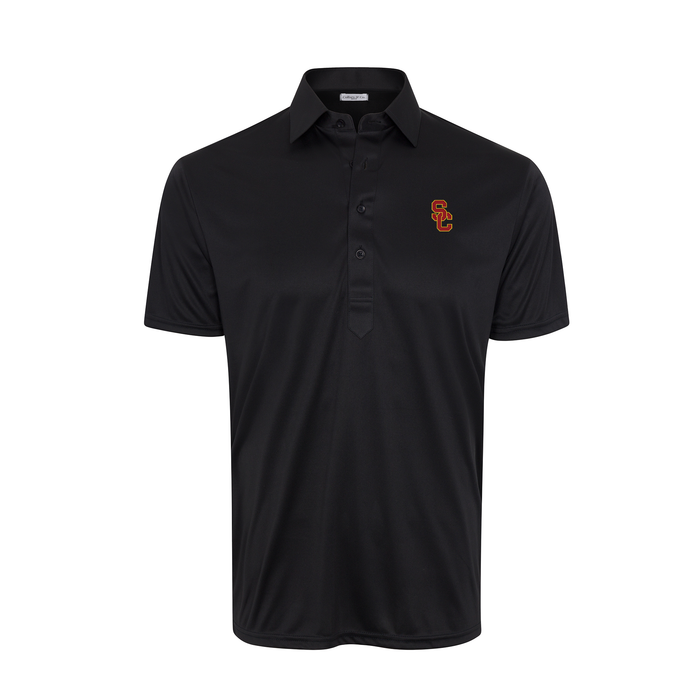 USC Semi-Spread Collar Polo Black