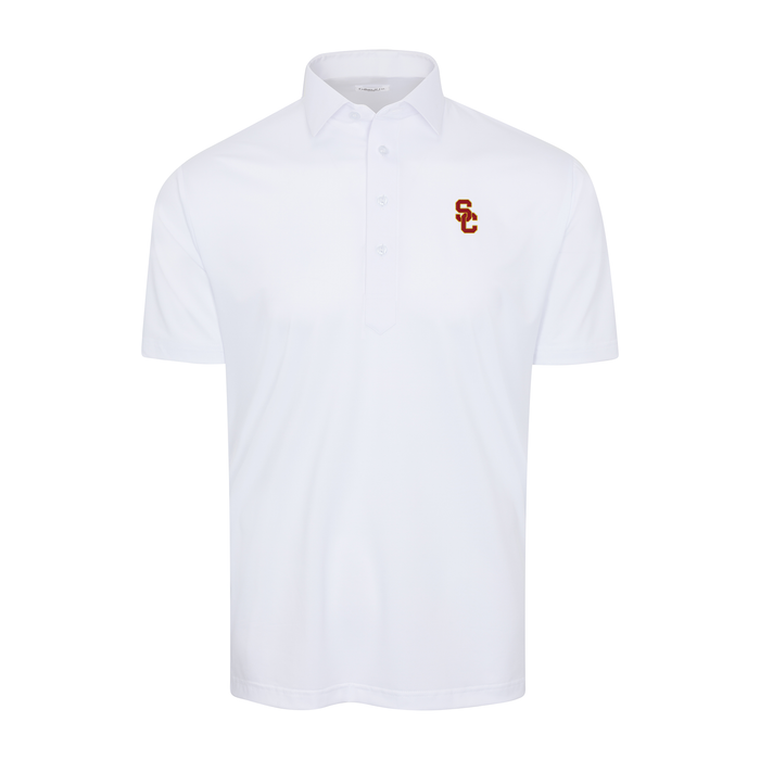 USC Semi-Spread Collar Polo White