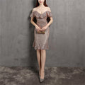 V Neck Little Evening Dress ¨C Elegant Short Socialite Nightclub Women's Party Dress