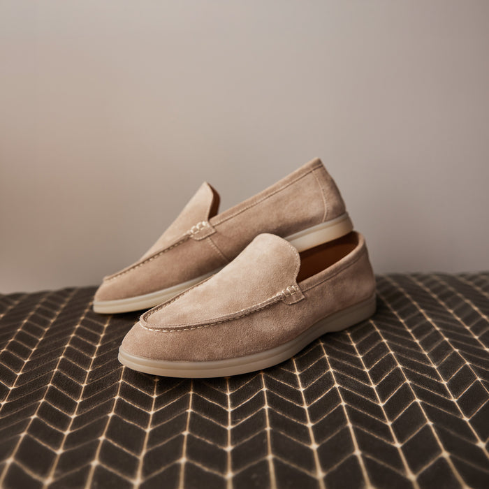 Valenzio Loafer Beige Suede