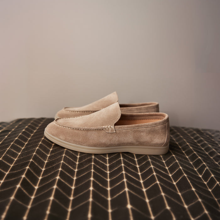 Valenzio Loafer Beige Suede