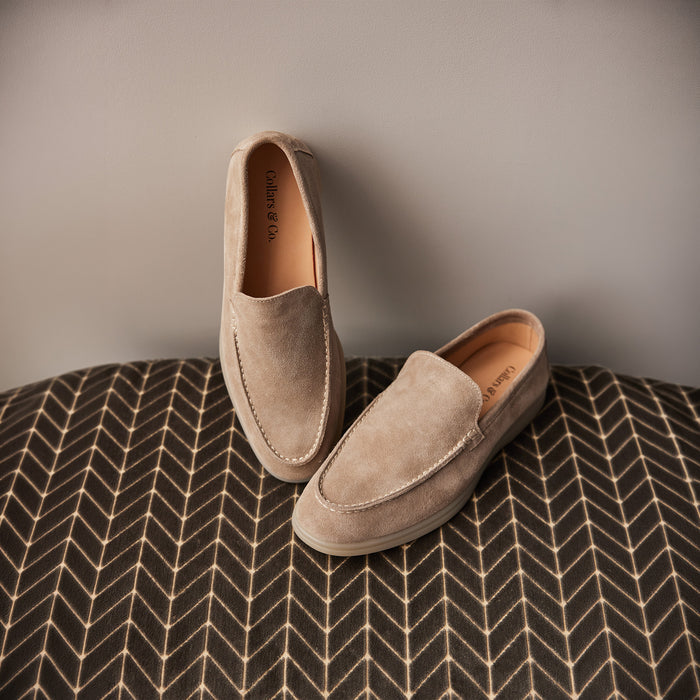 Valenzio Loafer Beige Suede