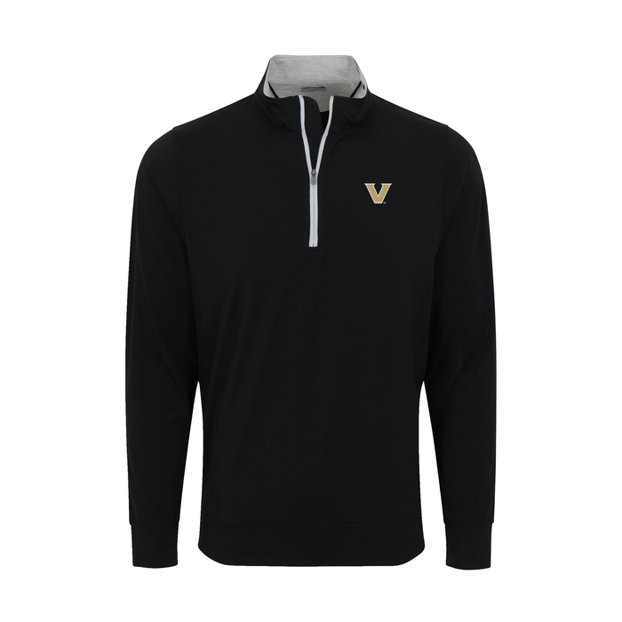 Vanderbilt DriRelease® Performance Pullover Black with Light Grey Trim